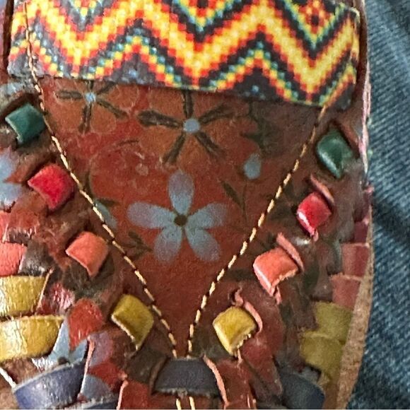Monarquia handmade huaraches NWOT sz 4/6.5 - Picture 5 of 9